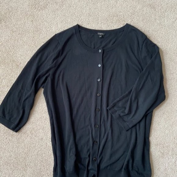 Talbots Charming Cardigan 3/4 length sleeve - Picture 1 of 3